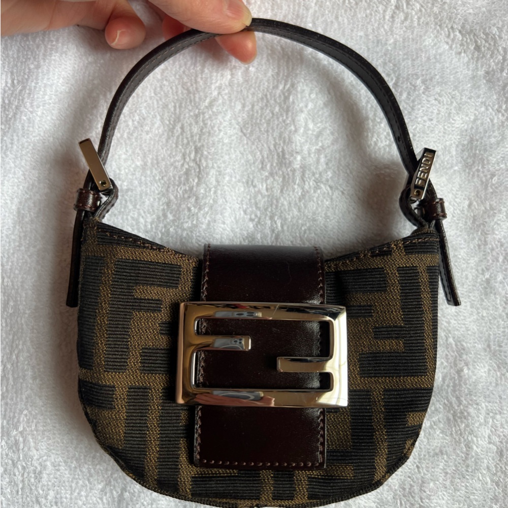 Fendi Zucca Croissant Mini Bag